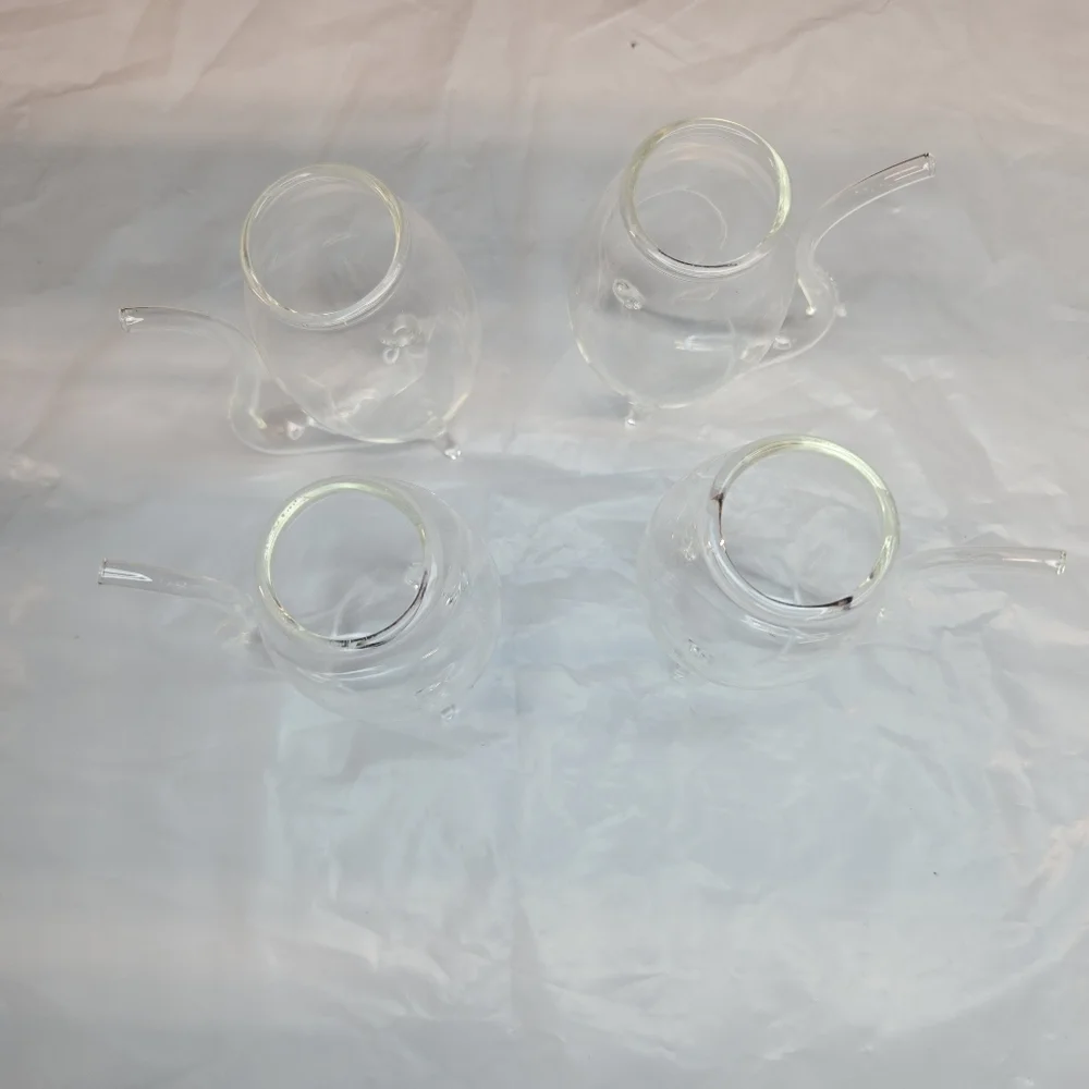 Set of Four Clear Wine Sipping Glass